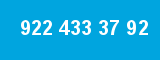 922 433 37 92 922 433 37 92